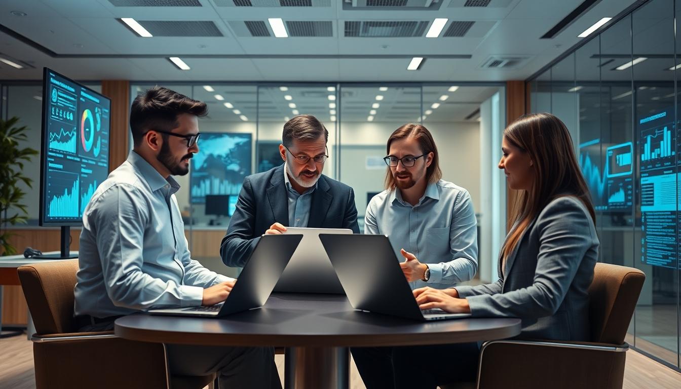 Business data analysis and visualization systems